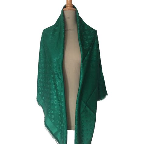 lv green scarf|Lv scarves women's.